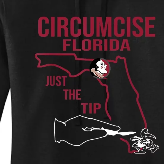 Circumcise Florida Just The Tip Women's Pullover Hoodie