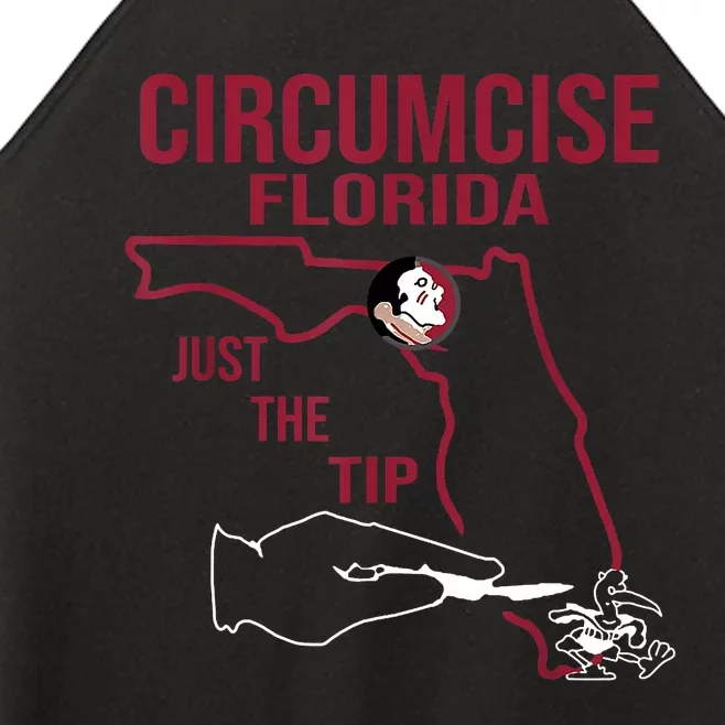 Circumcise Florida Just The Tip Women’s Perfect Tri Rocker Tank