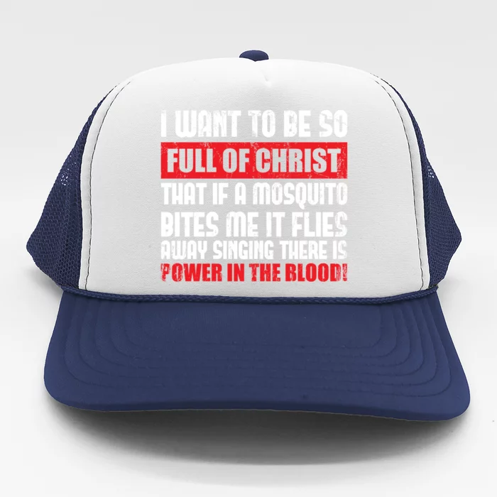 Christian Faith Jesus Devo Christianity Funny Prayer Gift Trucker Hat