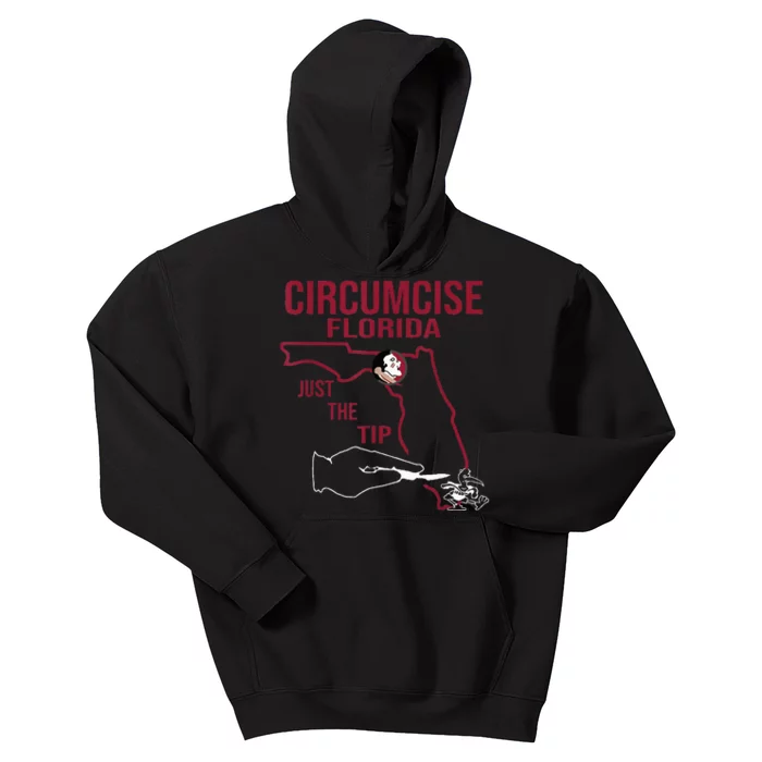 Circumcise Florida Just The Tip Kids Hoodie