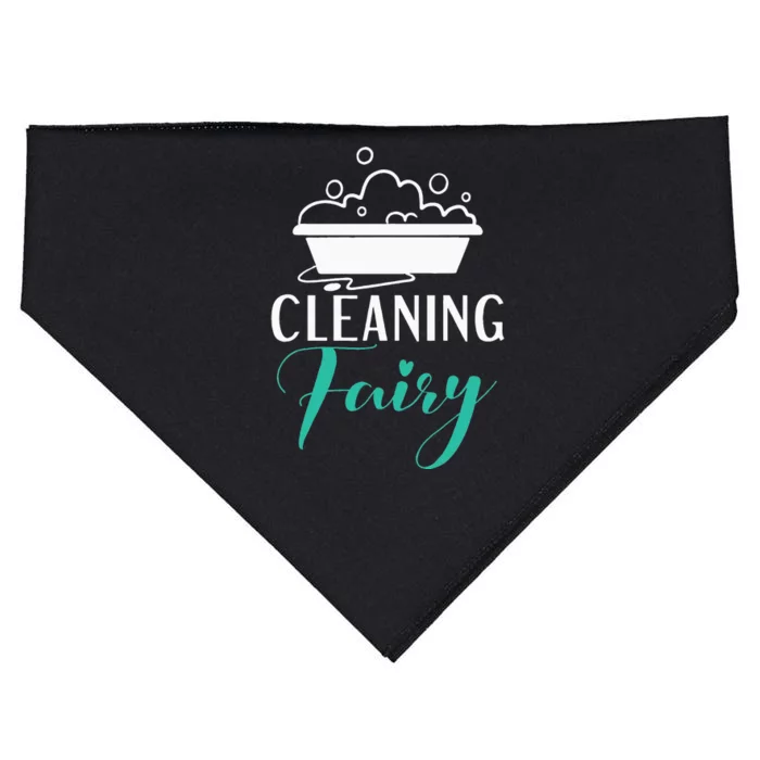 Cleaning Fairy Janitor Custodian USA-Made Doggie Bandana