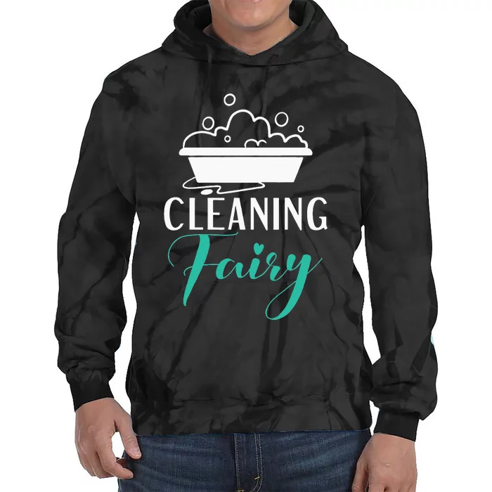 Cleaning Fairy Janitor Custodian Tie Dye Hoodie