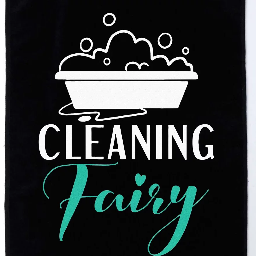 Cleaning Fairy Janitor Custodian Platinum Collection Golf Towel