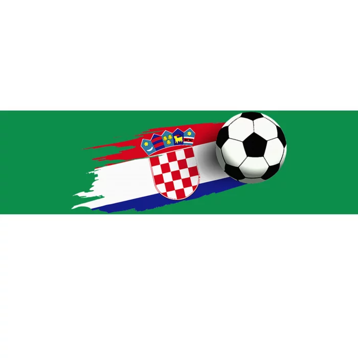 Croatia Flag Jersey Croatian Soccer Team Croatian Bumper Sticker