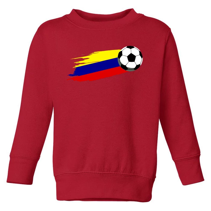 Colombia Flag Jersey Colombian Soccer Team Colombian Toddler Sweatshirt