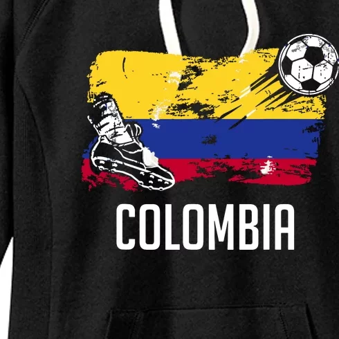 Colombia Flag Jersey Colombian Soccer Team Colombian Women's Fleece Hoodie