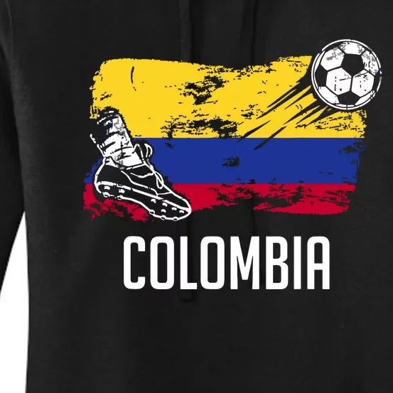 Colombia Flag Jersey Colombian Soccer Team Colombian Women's Pullover Hoodie