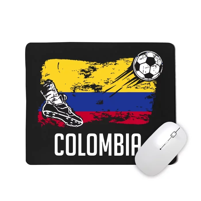 Colombia Flag Jersey Colombian Soccer Team Colombian Mousepad