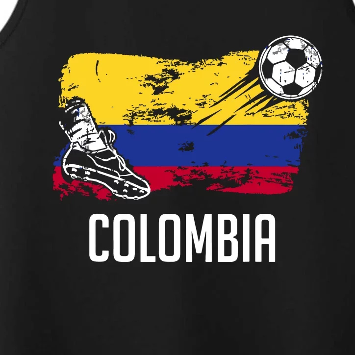 Colombia Flag Jersey Colombian Soccer Team Colombian Performance Tank