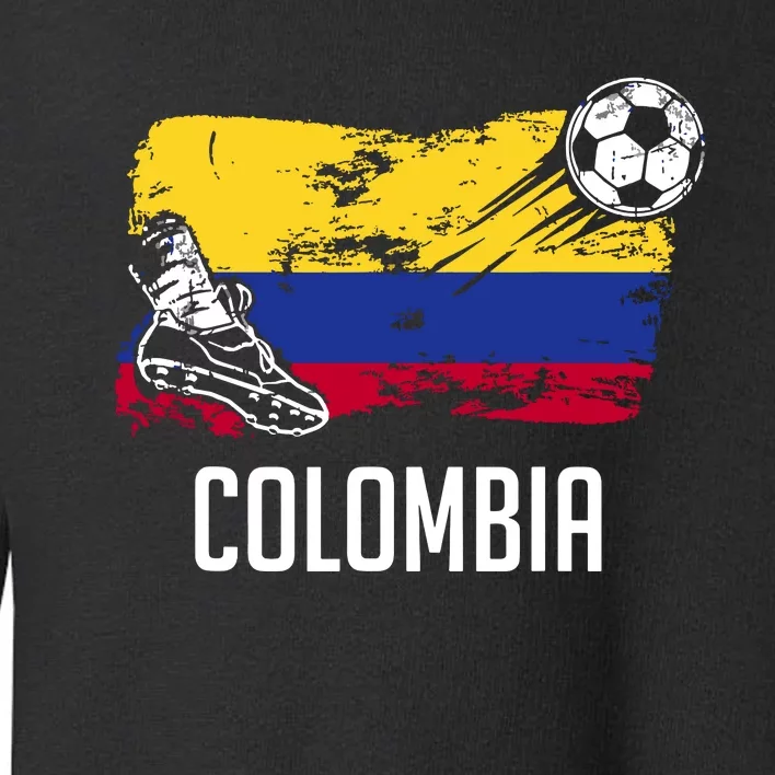 Colombia Flag Jersey Colombian Soccer Team Colombian Toddler Sweatshirt