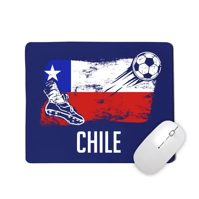 Chile Flag Jersey Chilean Soccer Team Chilean Mousepad