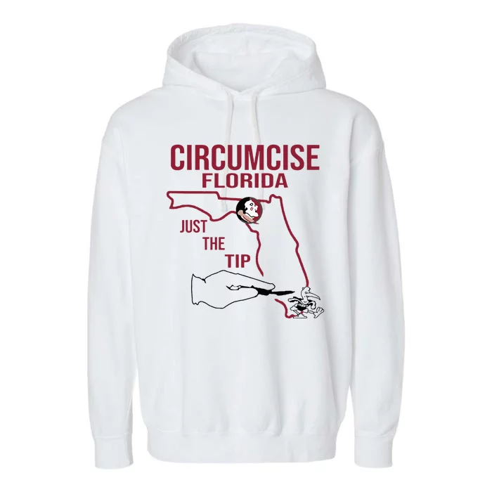 Circumcise Florida Just The Tip Garment-Dyed Fleece Hoodie