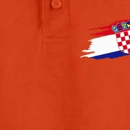 Croatia Flag Jersey Croatian Soccer Team Croatian Dry Zone Grid Performance Polo