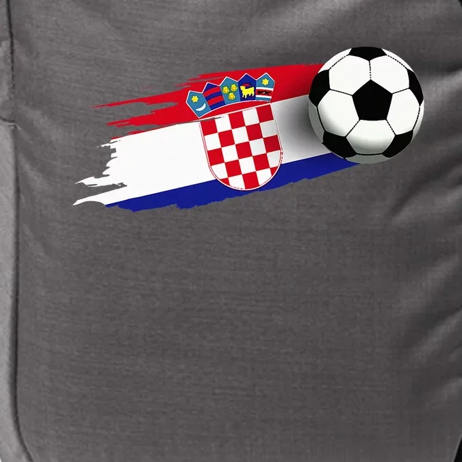 Croatia Flag Jersey Croatian Soccer Team Croatian Impact Tech Backpack