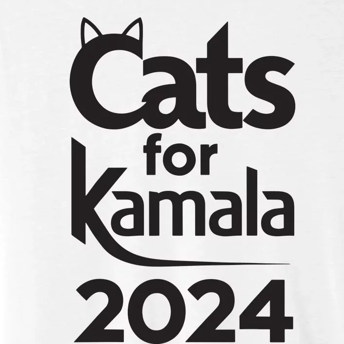 Cats For Kamala 2024 Funny Political Harris Supporter ChromaSoft Performance T-Shirt