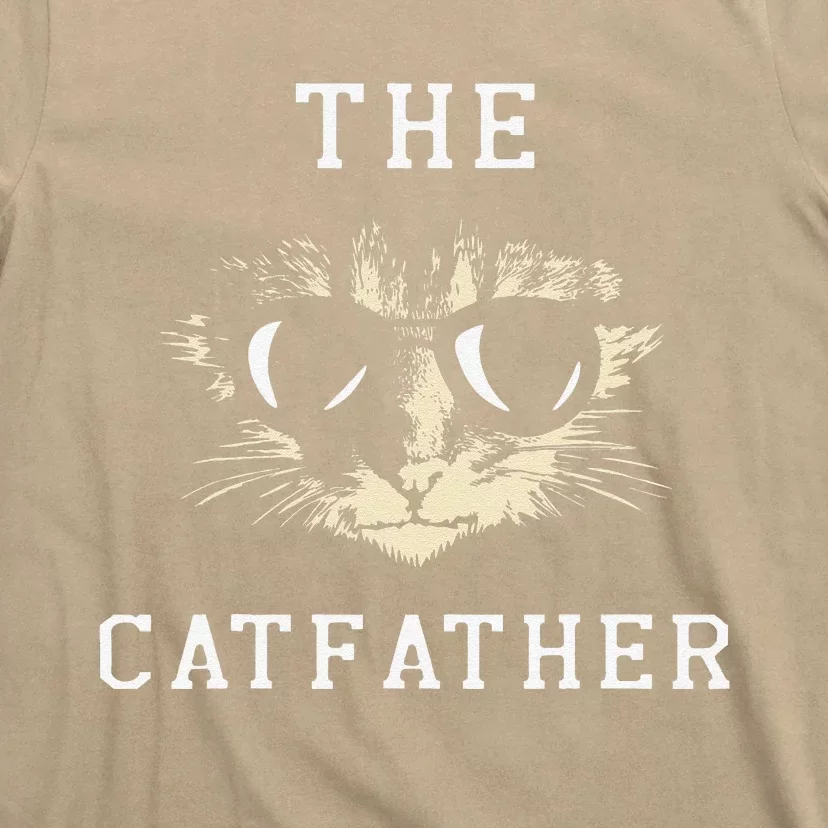 Cat Father Kitty Dad Fathers Day Meow Feline Gift T-Shirt