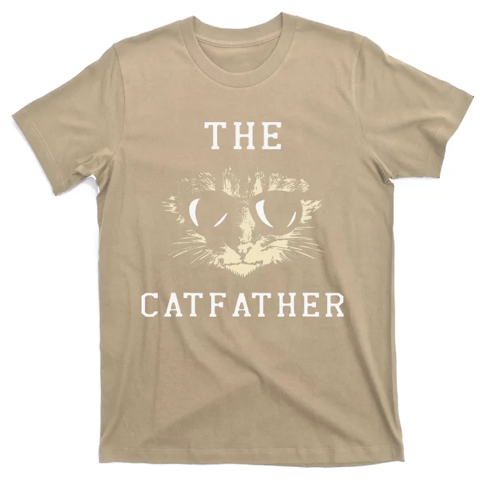 Cat Father Kitty Dad Fathers Day Meow Feline Gift T-Shirt