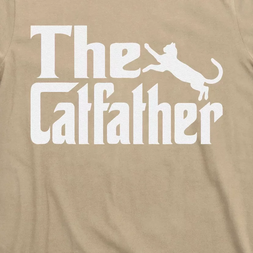 Cat Father Kitty Dad Fathers Day Meow Feline T-Shirt