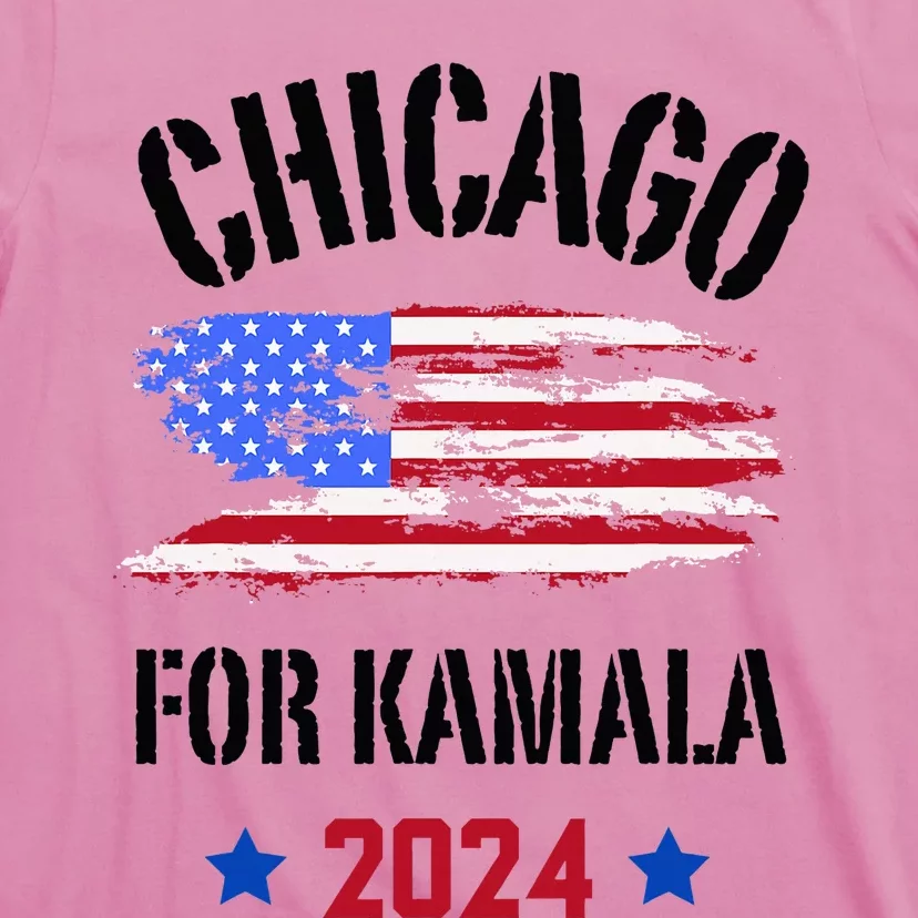 Chicago For Kamala 2024 Dnc Kamala Harris Supporter T-Shirt