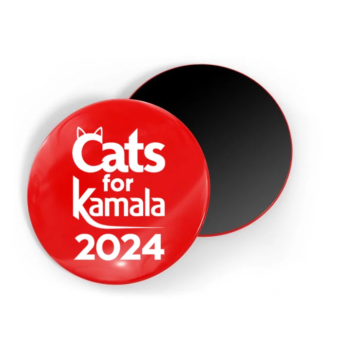 Cats For Kamala 2024 Funny Political Harris Supporter Magnet