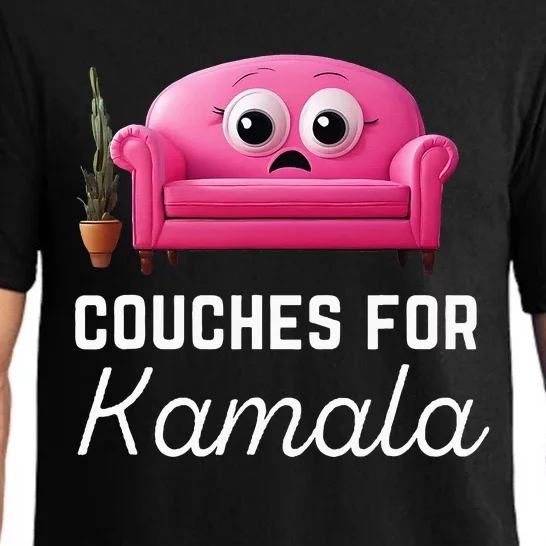 Couches For Kamala Jd Vance Couch Meme Funny Culture Liberal Pajama Set