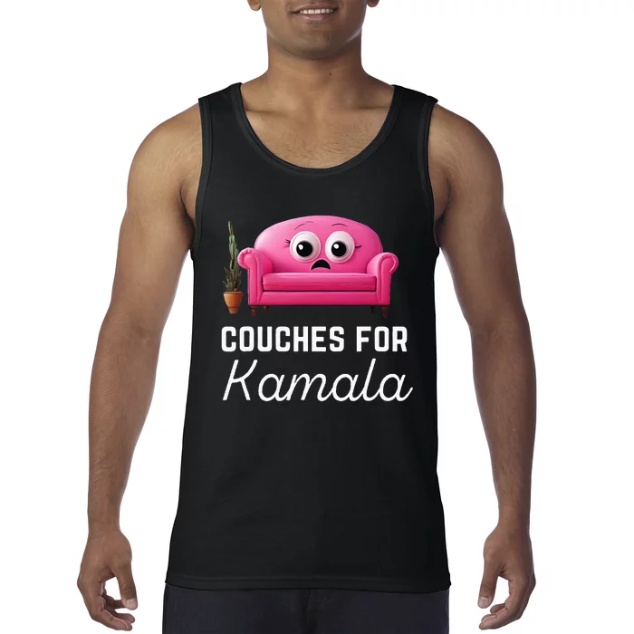 Couches For Kamala Jd Vance Couch Meme Funny Culture Liberal Tank Top