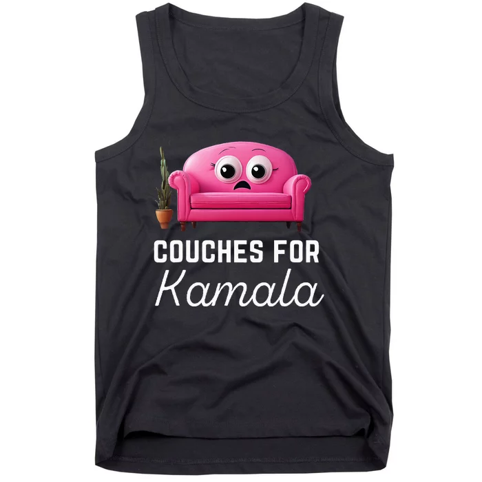 Couches For Kamala Jd Vance Couch Meme Funny Culture Liberal Tank Top