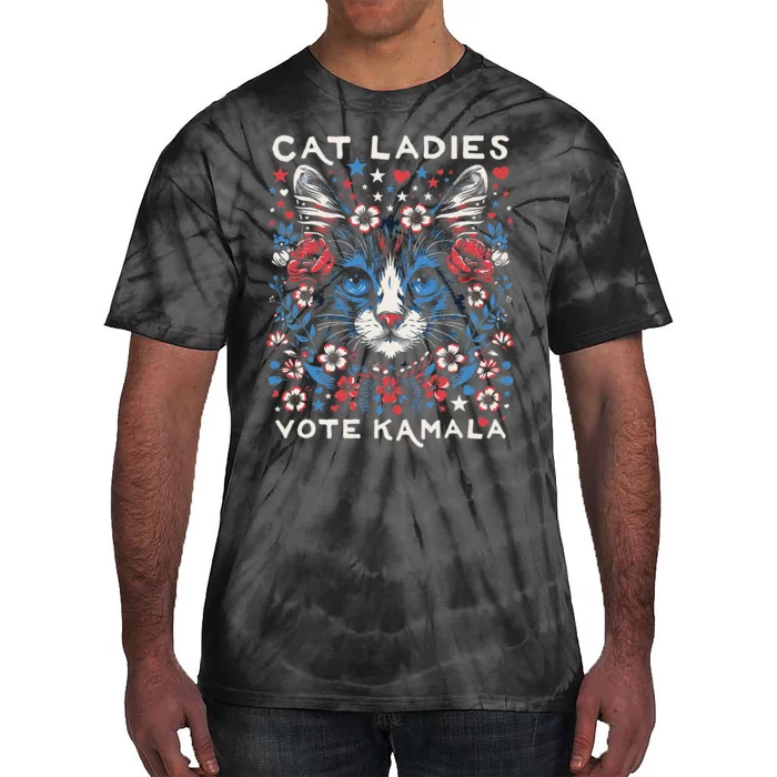 Cats For Kamala Tie-Dye T-Shirt