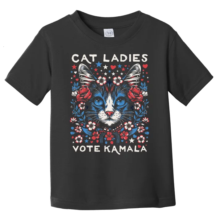 Cats For Kamala Toddler T-Shirt