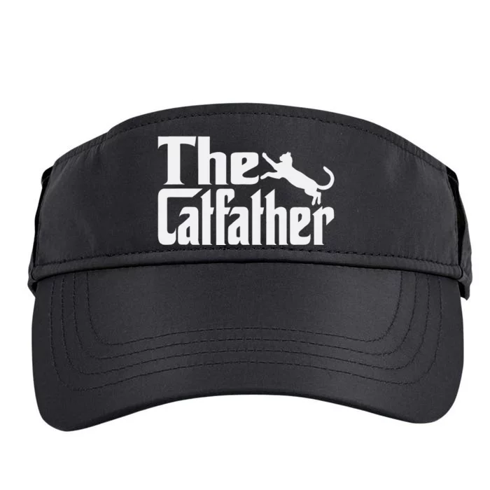 Cat Father Kitty Dad Fathers Day Meow Feline Adult Drive Performance Visor