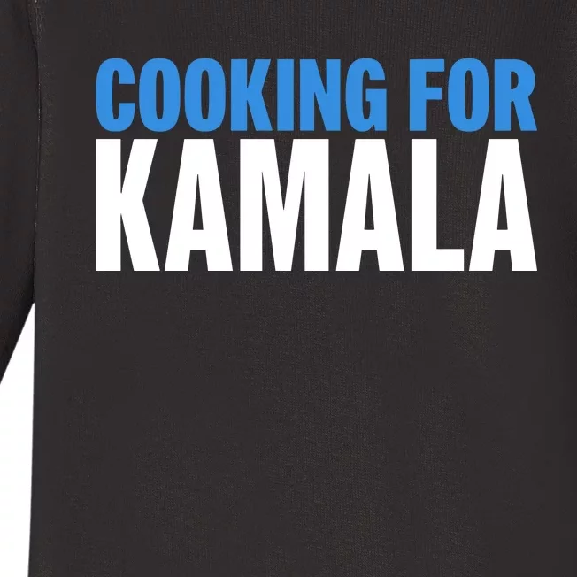 Cooking For Kamala Baby Long Sleeve Bodysuit