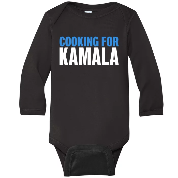 Cooking For Kamala Baby Long Sleeve Bodysuit