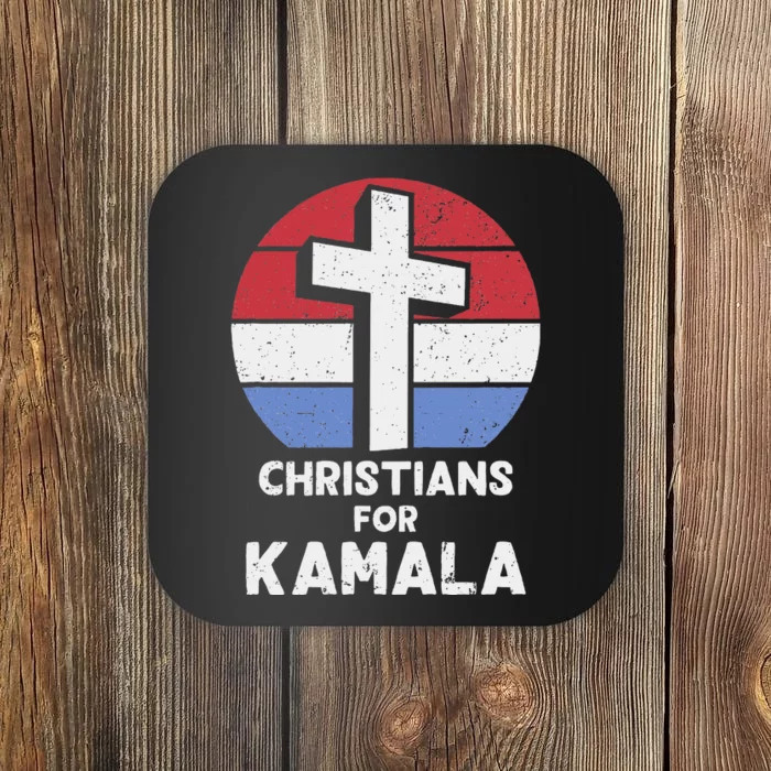 Christians For Kamala Harris Evangelical Voter Kamala 2024 Coaster