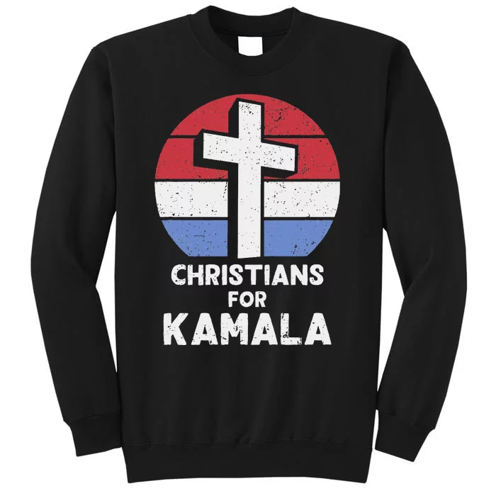 Christians For Kamala Harris Evangelical Voter Kamala 2024 Tall Sweatshirt