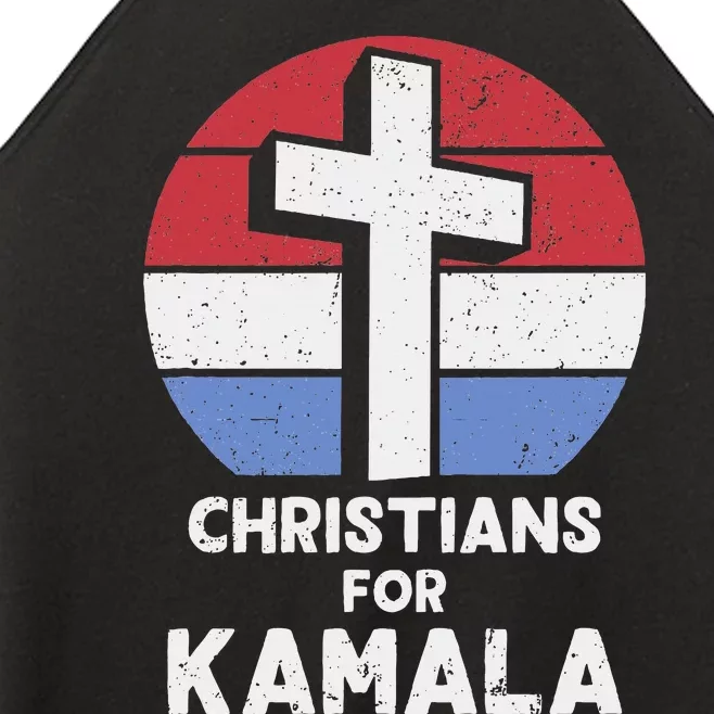 Christians For Kamala Harris Evangelical Voter Kamala 2024 Women’s Perfect Tri Rocker Tank