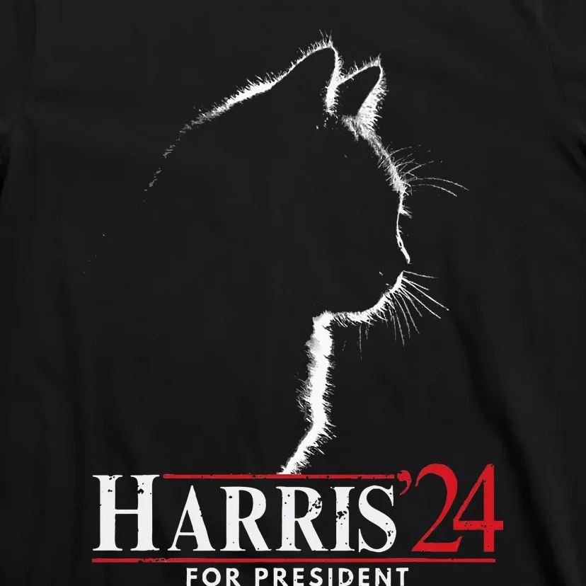 Cats For Kamala Harris 24 T-Shirt