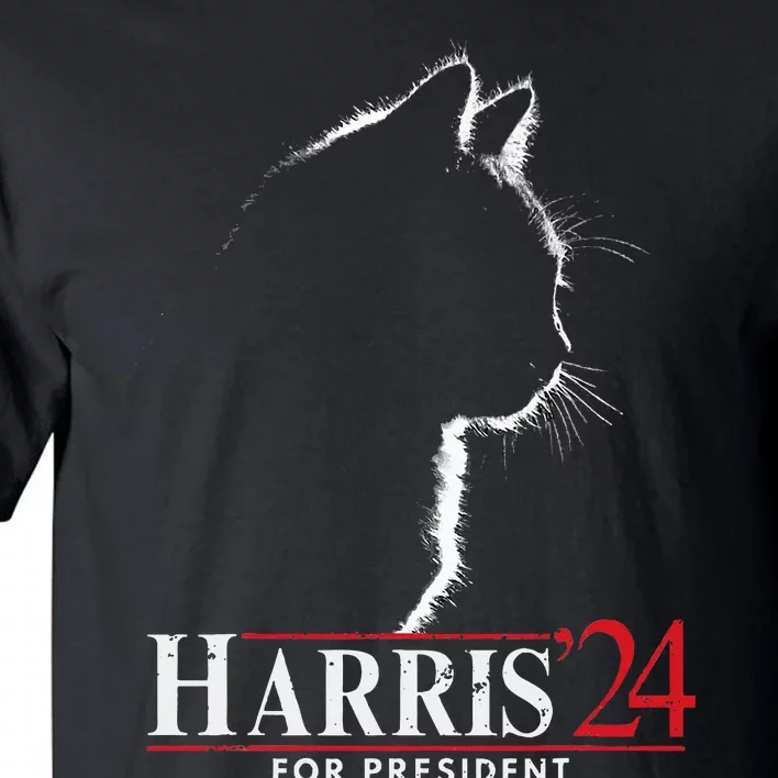 Cats For Kamala Harris 24 Tall T-Shirt