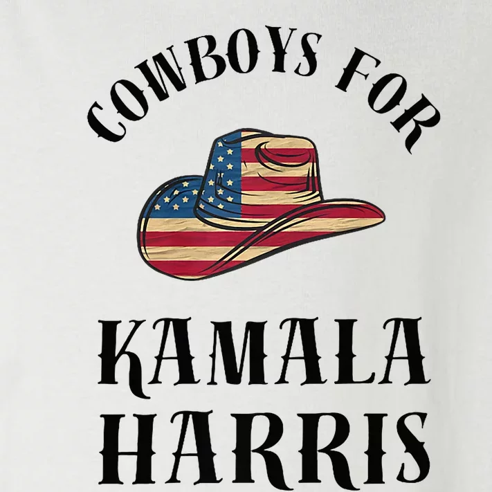 Cowboys For Kamala Harris Walz 2024 Madam President Election Premium Toddler Long Sleeve Shirt