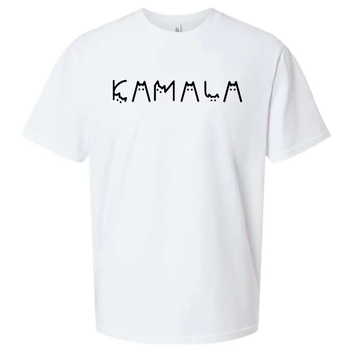 Cats For Kamala Harris 2024 Sueded Cloud Jersey T-Shirt