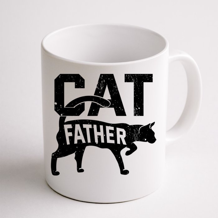 Cat Father Kitten Pet Owner Meow FatherS Day Front & Back Coffee Mug