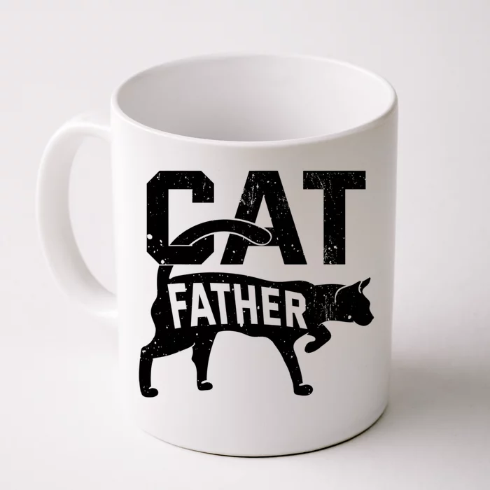 Cat Father Kitten Pet Owner Meow FatherS Day Front & Back Coffee Mug