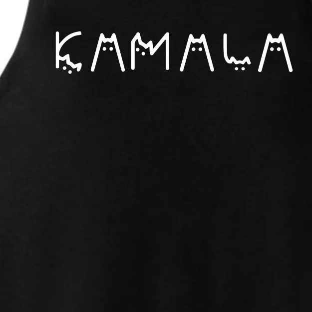 Cats For Kamala Harris 2024 Ladies Tri-Blend Wicking Tank