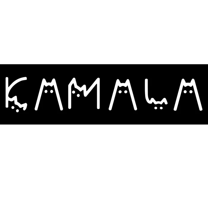 Cats For Kamala Harris 2024 Bumper Sticker