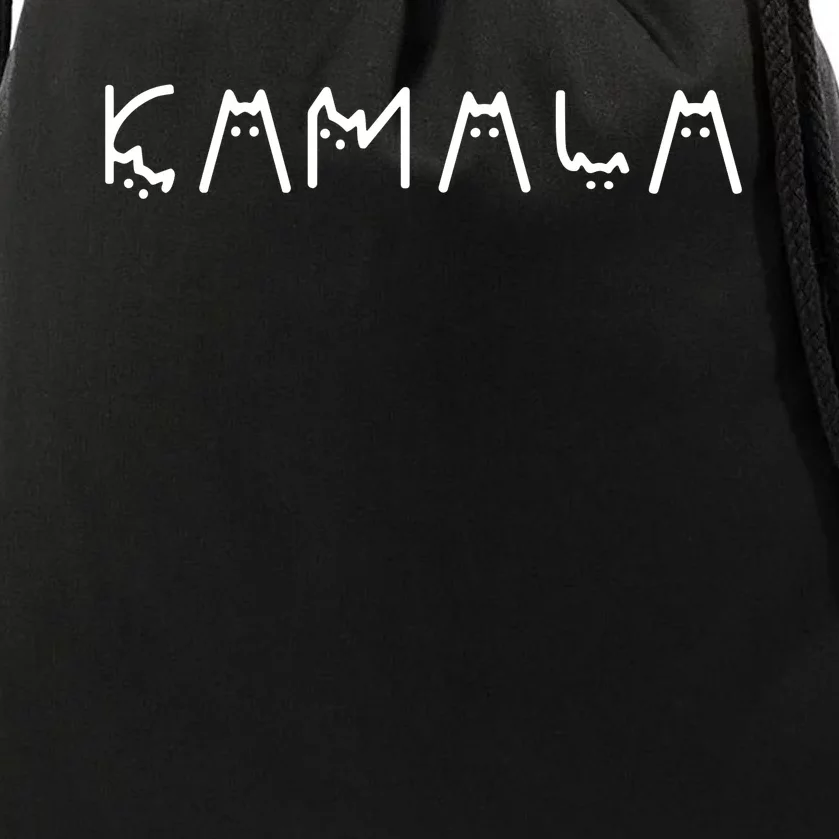 Cats For Kamala Harris 2024 Drawstring Bag