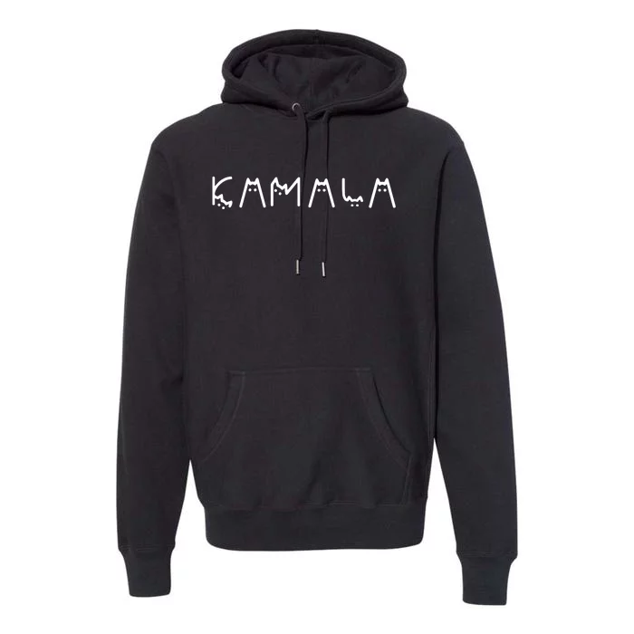 Cats For Kamala Harris 2024 Premium Hoodie