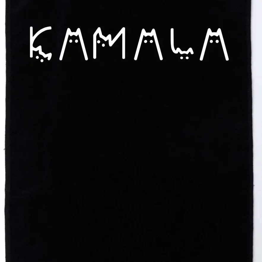 Cats For Kamala Harris 2024 Platinum Collection Golf Towel