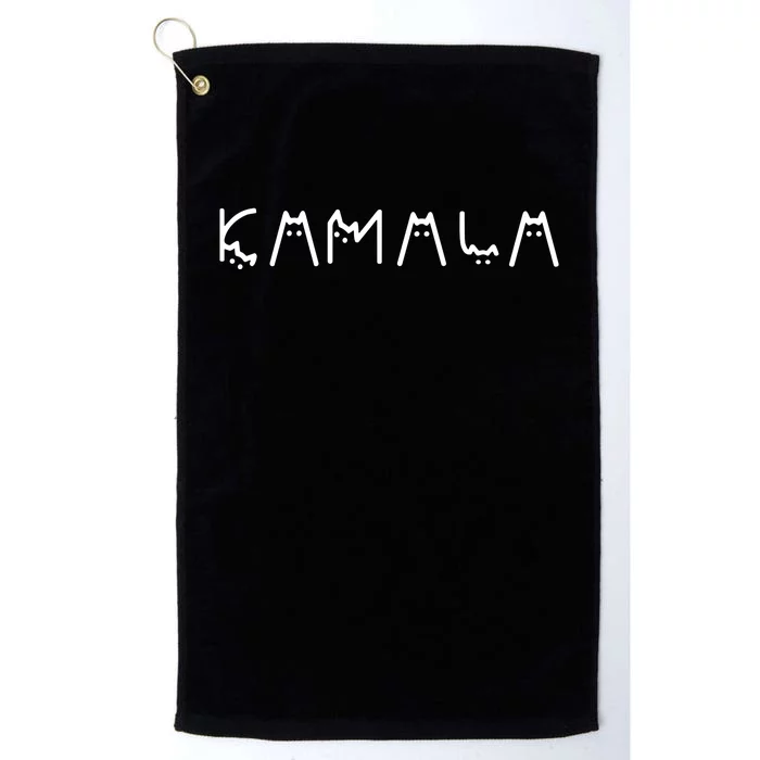 Cats For Kamala Harris 2024 Platinum Collection Golf Towel