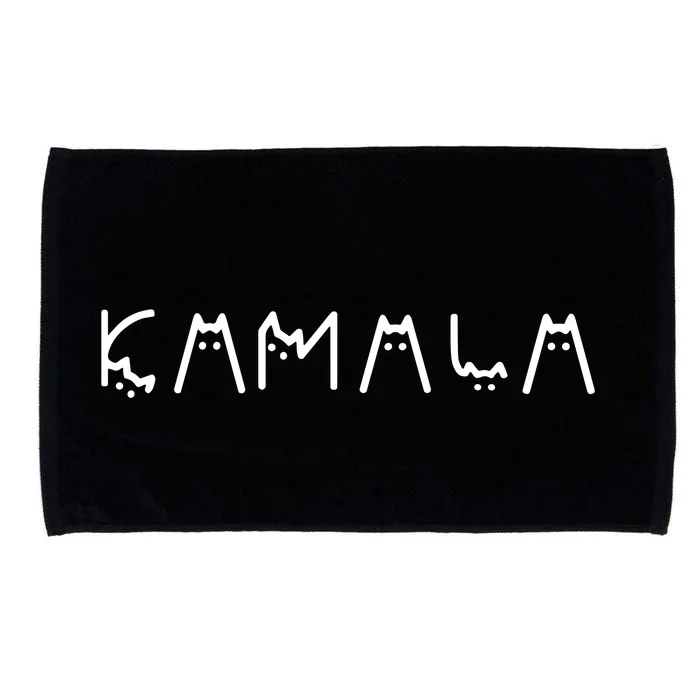 Cats For Kamala Harris 2024 Microfiber Hand Towel