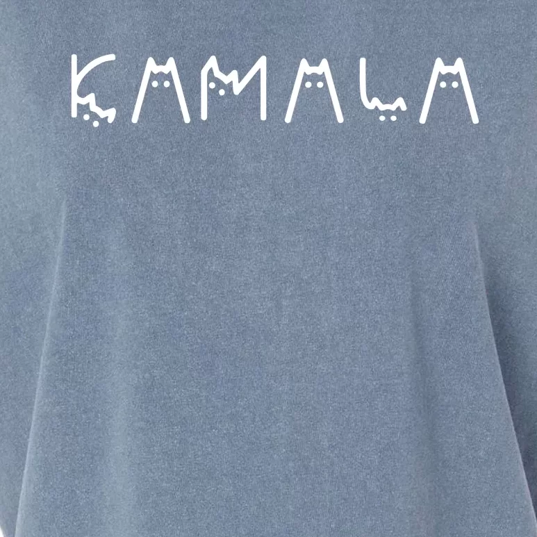 Cats For Kamala Harris 2024 Garment-Dyed Women's Muscle Tee