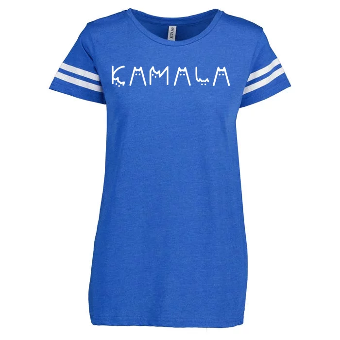 Cats For Kamala Harris 2024 Enza Ladies Jersey Football T-Shirt